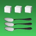 Sugar grams to cubes or spoons iOS Icon