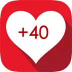 Plus40 - dating and chat. iOS Icon