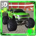 3D Monster Truck Parking Free iOS Icon