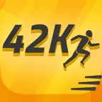 Marathon Training: 42K Runner iOS Icon