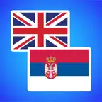 English to Serbian iOS Icon