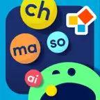 Montessori French Syllables - learn to read French words in a fun lab setting iOS Icon