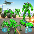Octopus Robot Car Transform 3D iOS Icon