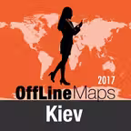 Kiev Offline Map and Travel Trip Guide iOS Icon