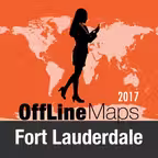 Fort Lauderdale Offline Map and Travel Trip Guide iOS Icon