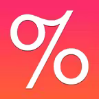 Sale Calculator Price w/ Tax & Clearance Discounts iOS Icon