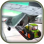 3D Farming Tractor Cargo Airplane Pilot iOS Icon
