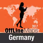 Germany Offline Map and Travel Trip Guide Icon