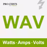 Watts Amps Volts  Calculator