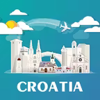 Croatia Travel Guide . iOS Icon