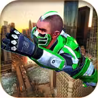 Flying Super Hero Adventure 3D iOS Icon