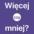 Więcej czy mniej? iOS Icon