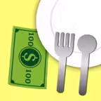 Calculate Tip - Easy Restaurant Gratuity Calculator Free iOS Icon