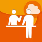 ＋受付電話 Cloud iOS Icon