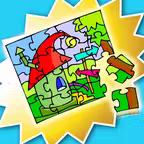 Magic live jigsaw puzzles free games iOS Icon