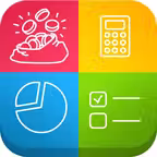 My budget : Personal spendings and revenue manager, currency exchange and notes with reminders iOS Icon