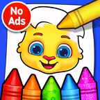 Coloring Games: Painting, Glow iOS Icon