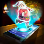 Hologram Santa 3D Simulator iOS Icon