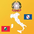 Italy Region Maps and Flags iOS Icon