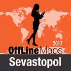 Sevastopol Offline Map and Travel Trip Guide iOS Icon