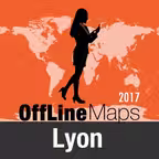 Lyon Offline Map and Travel Trip Guide iOS Icon