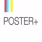 Poster+ Maker: Design & Flyer iOS Icon