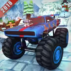 Chrismas Mountin Monster Truck iOS Icon