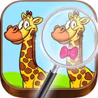 Find the difference: learning game animals iOS Icon