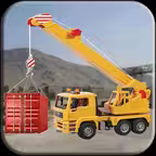 Transporter Crane Truck Drive Games iOS Icon