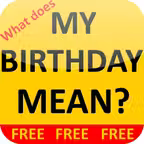 What does MY BIRTHDAY MEAN?! iOS Icon