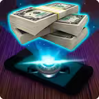 3D Hologram Cash Money Joke iOS Icon