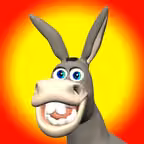Talking Donald Donkey Icon