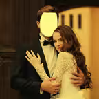 Couple Suit Photo Montage iOS Icon