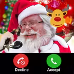 A Call From Santa Prank : Fake Phone Call iOS Icon