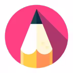 Draw Board on whiteboard pad iOS Icon