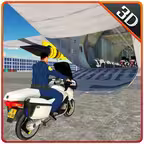 Police Bike Plane Transport & Driving Simulator iOS Icon