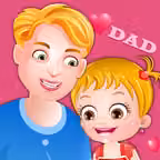 Baby Hazel Fathers Day iOS Icon