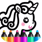 Pinksy: Drawing Games for Kids icon
