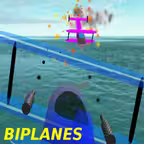 Biplanes, dog fight iOS Icon