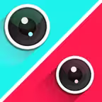Two Cameras Ⓞ iOS Icon