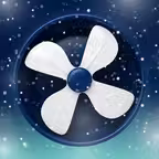 Bedtime Fan, White Noise Baby iOS Icon