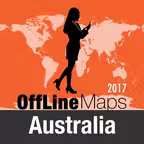Australia Offline Map and Travel Trip Guide Icon