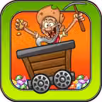 Mine Shaft Madness Game - The Gold Rush California Miner Games iOS Icon