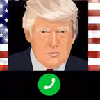 Donald Trump Call Prank : Fake Phone Call iOS Icon