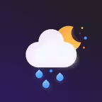Rain sounds & meditation iOS Icon