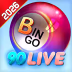 Bingo 90 Live : Vegas Slots iOS Icon