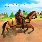 Public Horse Transport Sim 3D iOS Icon