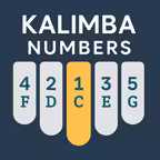 Kalimba App With Songs Numbers iOS Icon