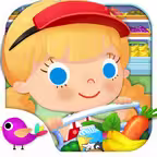Candy's Supermarket - Kids Educational Games iOS Icon