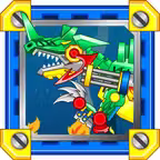 Dinosaur Robot Fighter iOS Icon